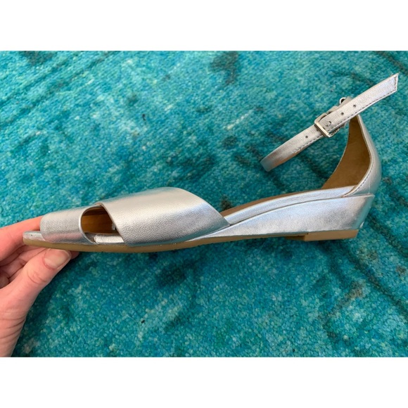 Marc By Marc Jacobs Clean Wedge Sandal Silver - Picture 4 of 10